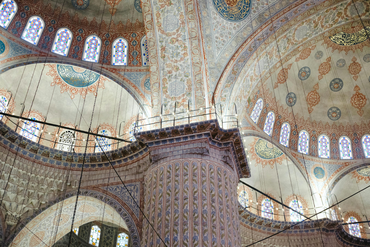 Blue Mosque Interior Istanbul