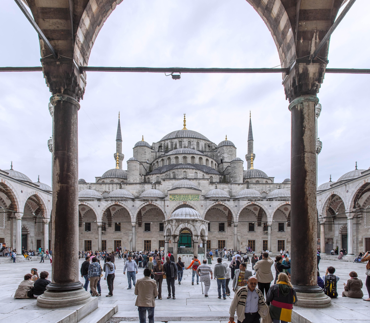 Blue Mosque Courtyard Istanbul